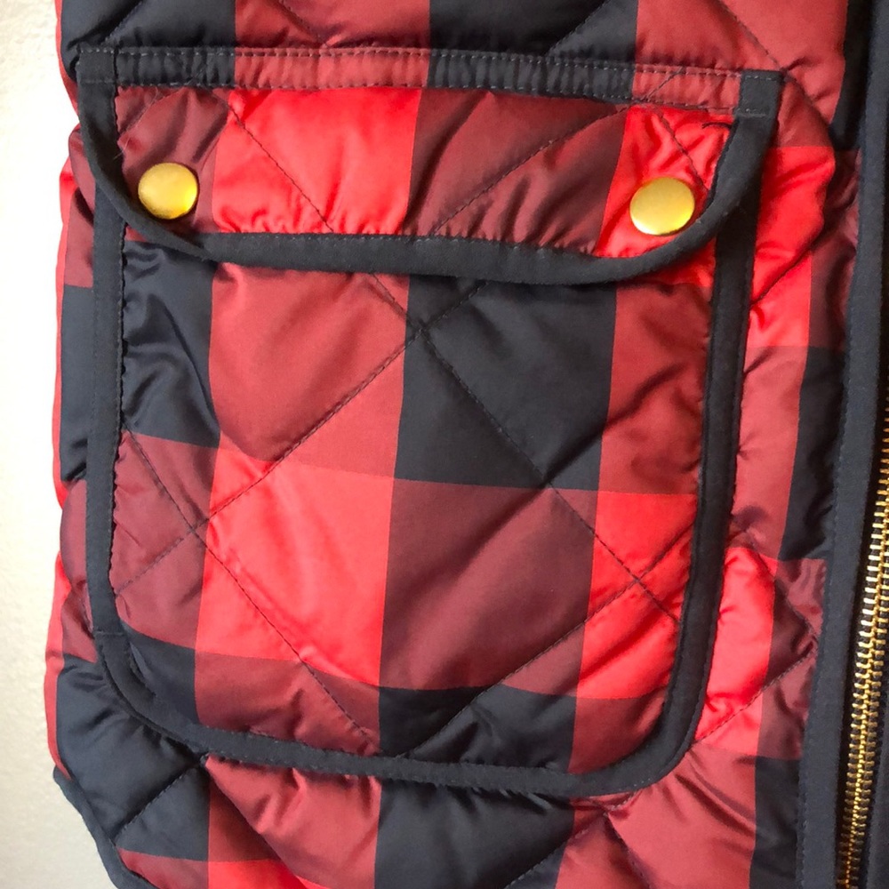 J. Crew Excursion Down Filled Plaid Vest - image 3